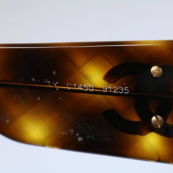 CHANEL Sunglasses Brown CC Auth ar10236 - Picture 9 of 9